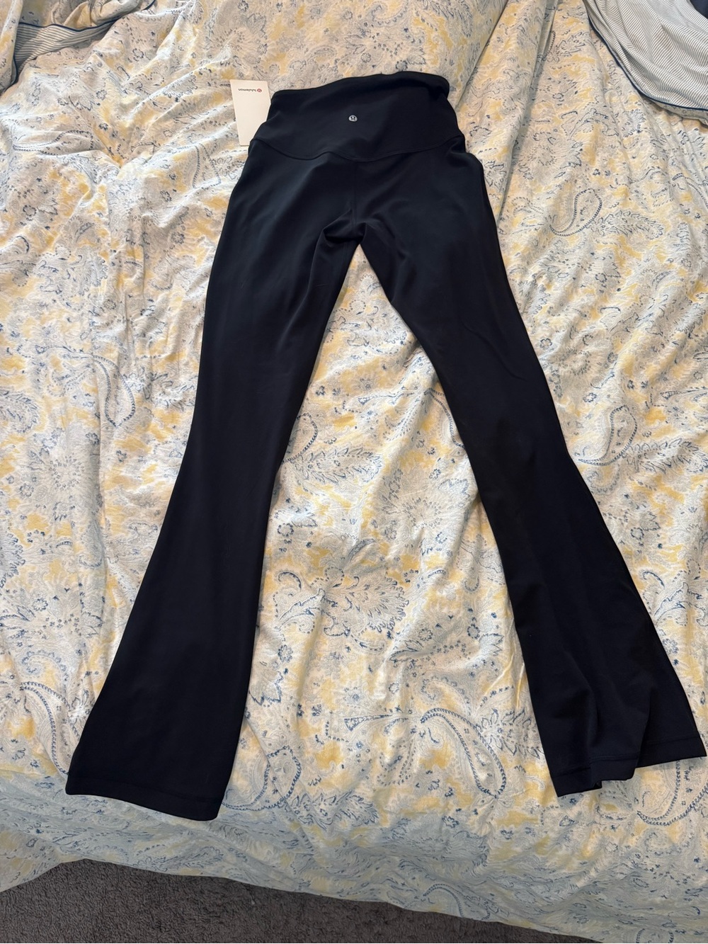 lululemon athletica Black V-Waist Mini-Flare Align Pants